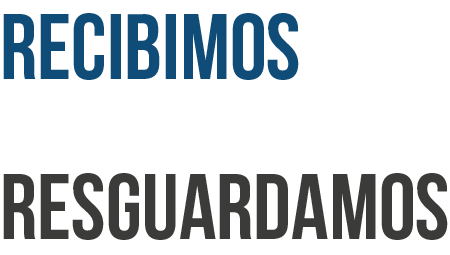 Recibimos Ordenamos Resguardamos